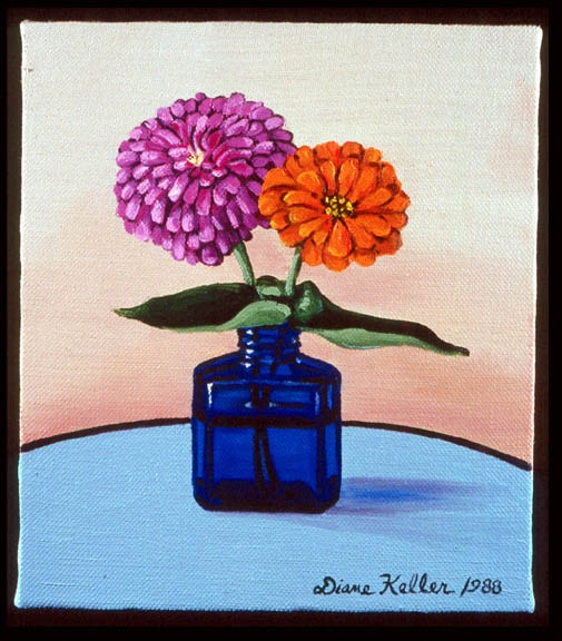 Twin Zinnias